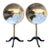 Vintage Ventral Scientific Company Machine Age Labratory Industrial Reflectors - A Pair For Sale