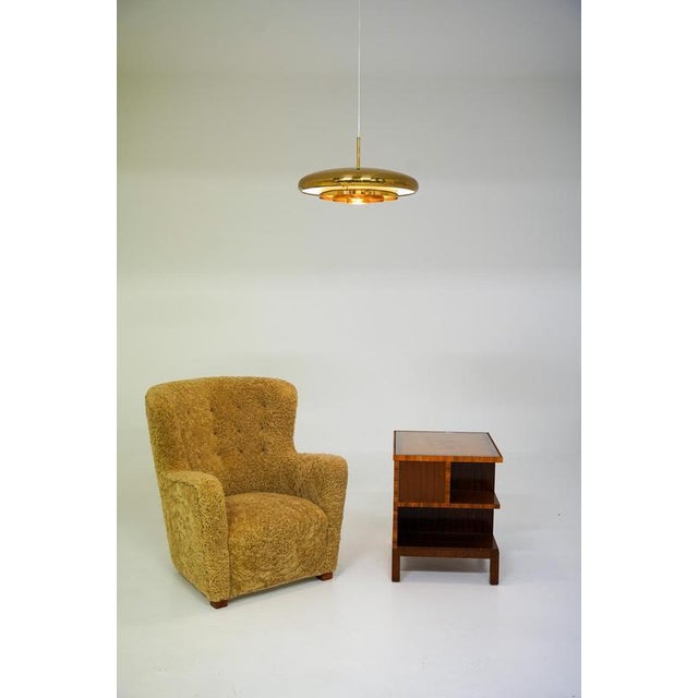 Brass Pendant attributed to Eje Ahlgren for Bergboms, Sweden, 1960s For Sale - Image 14 of 15