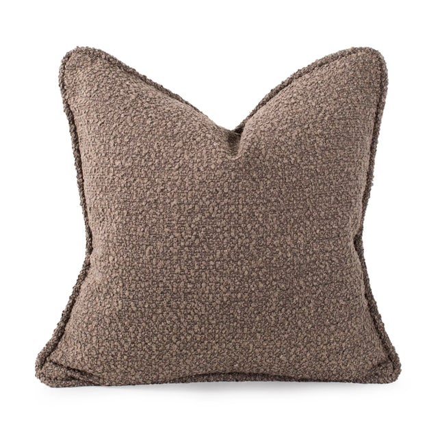 24" Barbet Chocolate Down Pillow For Sale In Chicago - Image 6 of 9