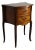 Rosewood and Teak 2-Drawer Entry Table With Cabriole Legs Denmark Mid-Century Modern 1960s For Sale