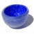 Mid-Century Modern Vintage Murano Italian Art Glass Miniature Cobalt Blue Pulegoso Bubble Technique Bowl Vide-Poche For Sale - Image 3 of 5
