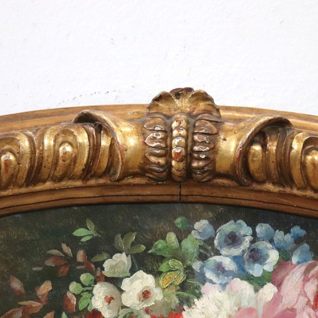G. Ceragioli, Cherubs with Flowers, Oil Painting on Board, Early 20th Century, Framed For Sale - Image 6 of 18