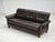 Scandinavian 3-Seater Sofa in Furniture Leather, Teak Wood Legs & Bent Wood, 1970s For Sale - Image 15 of 18