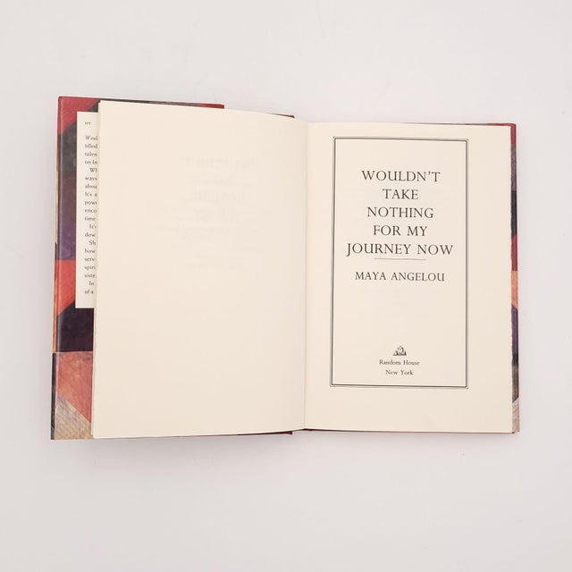 1990s Maya Angelou, "Wouldn't Take Nothing for My Journey Now", 1993 For Sale - Image 5 of 5