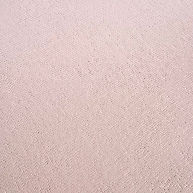 Postmodern Pink and Gold Grass Cloth Side Tables - A Pair For Sale - Image 12 of 12