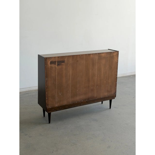 Mid Century Modern Angled Bookcase For Sale - Image 15 of 16