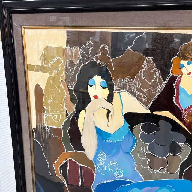 Postmodern Circa 1997 Itzchak Tarkay Suzanne Serigraph, Signed For Sale - Image 3 of 12