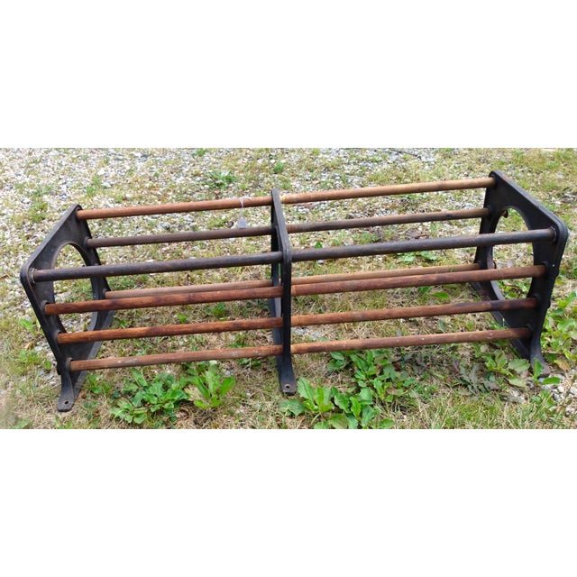 Early 20th Century Antique Evans Wall Mount Hat and Coat Rack Vanishing Door Washington in 1900s For Sale - Image 5 of 10