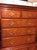 Item: Vintage Baker highboy chest (one piece). Age & Condition: Circa 1990-2000. Good, with a little wear on the top right...