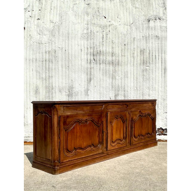 Antique Boho 19th Century Carved Credenza For Sale - Image 9 of 11