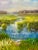 Capture the quiet beauty of the coastal marsh landscape with this original oil painting by K. Hanna, a serene study...