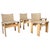 Vintage Monk Dining Chairs by Afra & Tobia Scarpa for Molteni, 1970s, Set of 4 For Sale - Image 14 of 14