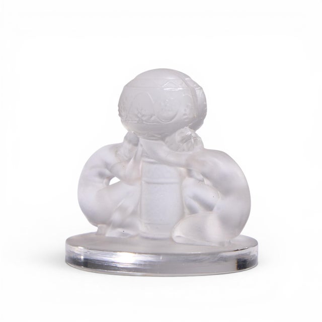 René Lalique Deux Figurines Menu Holder For Sale In Chicago - Image 6 of 8