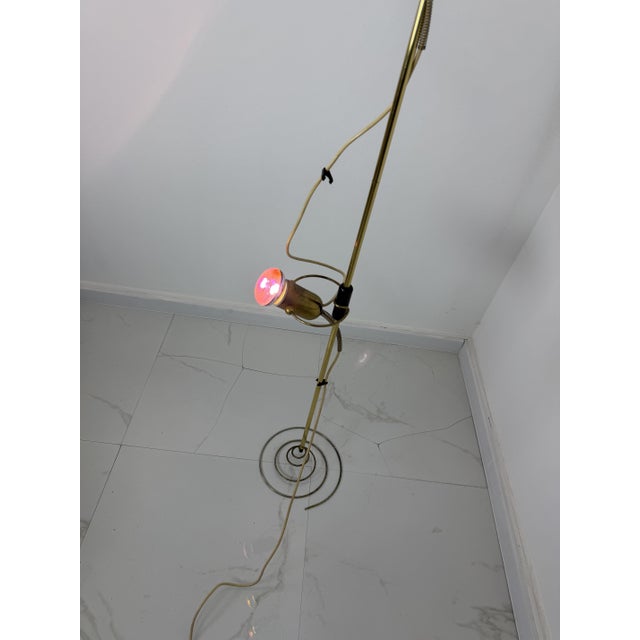 Adjustable Ceiling or Floor 3-Light Lamp in the style of Francesco Fois for Reggiani, 1970s For Sale - Image 6 of 15