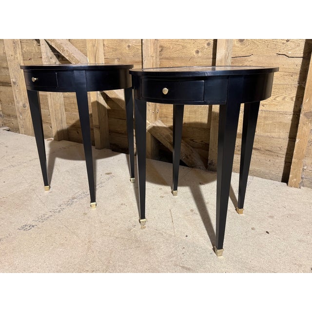 Louis XVI Small Tables, 1920s, Set of 2 For Sale - Image 6 of 13