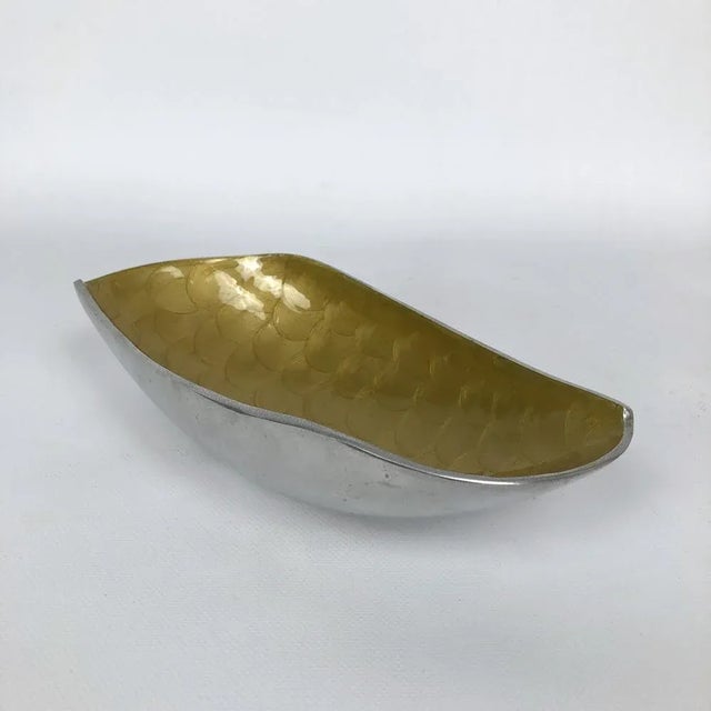 Vintage Italian Enamelled Aluminum Dish, 1970s For Sale - Image 10 of 11