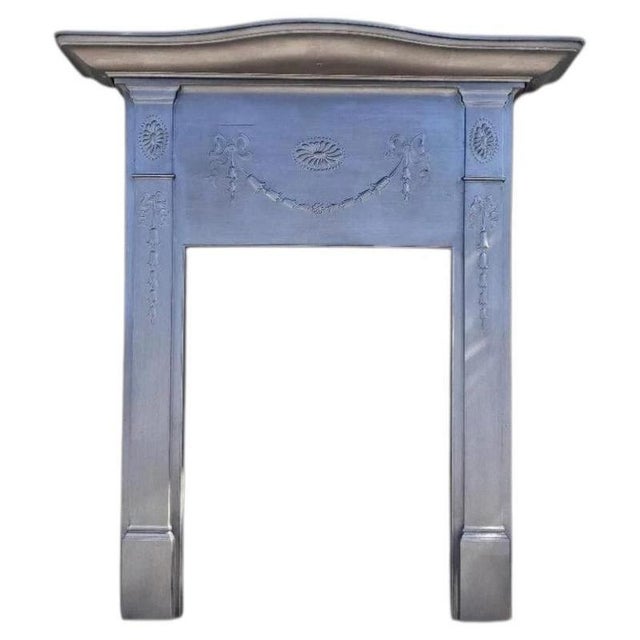 Victorian Edwardian Cast Iron Fireplace Surround for Wood Burner For Sale - Image 15 of 15