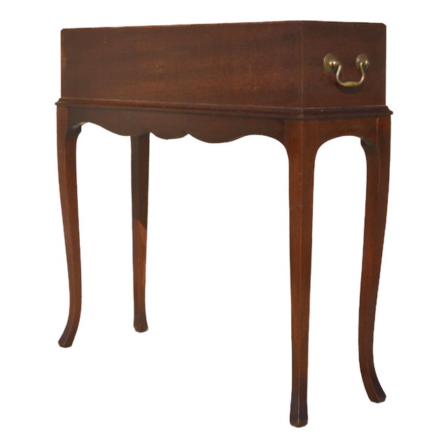 Mid-Century Modern Teak Planter with Container, 1950s For Sale