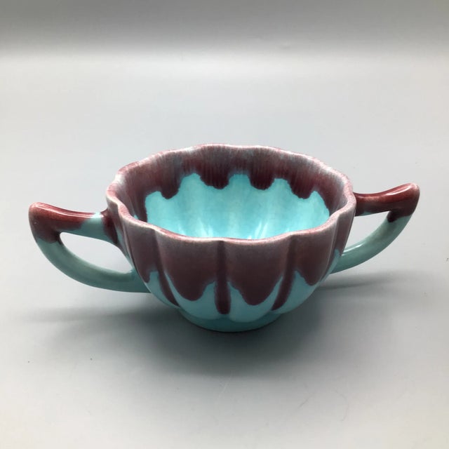 Drip Tea Pot, Cups and Saucers, Plus Sugar Bowl by Allen’s of California - 12 Pieces For Sale - Image 9 of 13