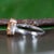 1.3Ct Imperial Topaz Ring With Natural Diamond Accents in Solid 14k Gold, 9x5mm, Size 6.75 For Sale - Image 9 of 9