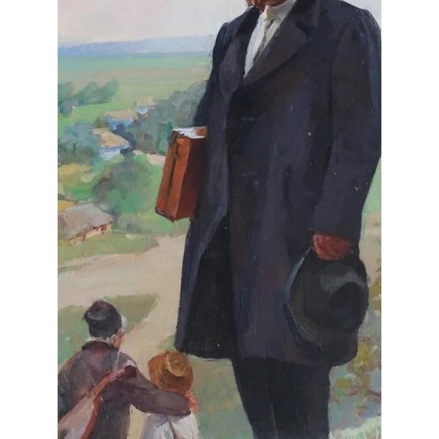 Taras Shevchenko Portrait Oil Painting, Ukrainian Art, 1970s 120-159 For Sale - Image 6 of 6