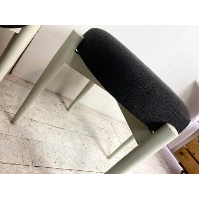Set of Mid-Century Scandinavian Wooden Stools For Sale - Image 6 of 10
