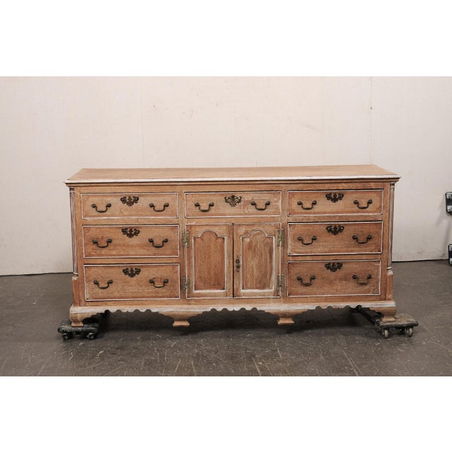 French 6.25 Ft Long Oak Sideboard, 19th C. For Sale In Atlanta - Image 6 of 12