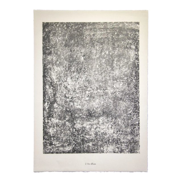 Vie diffuse - From Sols, Terres is an original black and white lithograph realized by Jean Dubuffet (1901 Le Havre - Paris...