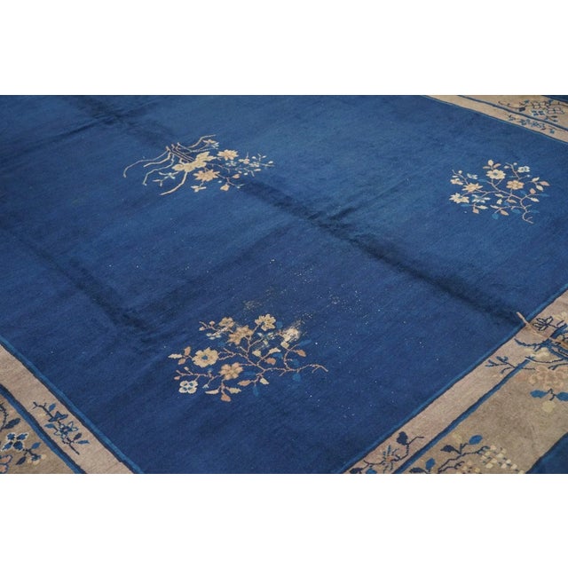 Antique Peking Rug 9'1'' x 11'6''.