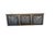 Set of 3 Oversized 33” Black & Antique Gold Architectural Relief Wall Panels For Sale - Image 4 of 11