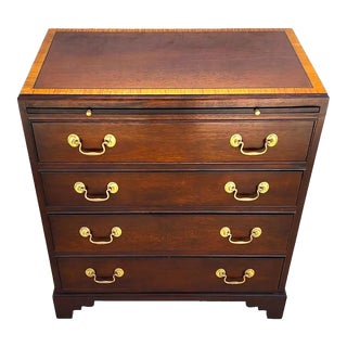 Mid Century Bachelors Chest Buffet Mahogany For Sale