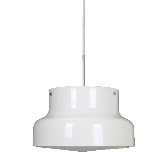Large Vintage Space Age Pendant Lamp by Anders Pehrson for Ateljé Lyktan, 1970s For Sale