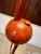 1960s Large Height-Adjustable Teak Floor Lamp with Brass Details and Wool Lampshade from Temde Leuchten, 1960s For Sale - Image 5 of 18