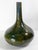 19th Century German or Austrian Olive Green Glazed Majolica Bottle Vase For Sale - Image 4 of 12