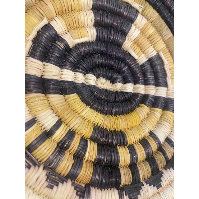 Printmaking Materials 1930s Vintage Hopi Hand Woven Crow Mother Plaque Native American South West Beautiful For Sale - Image 7 of 10