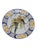 C1890 French Faience Delftware Polychrome Charger With Parrot Motif Tin Glazed Earthenware Shallow Bowl Wall Decor Plate For Sale In Boston - Image 6 of 8