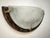 Mid-Century Modern Wall Lamp in Briar Root with Decorated Glass, 1980s For Sale - Image 3 of 9