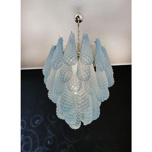Italian Murano Glass Chandeliers, 1990, Set of 2 For Sale - Image 10 of 16