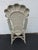 Victorian Woven Wicker Side Accent Chair 6590 For Sale - Image 4 of 17