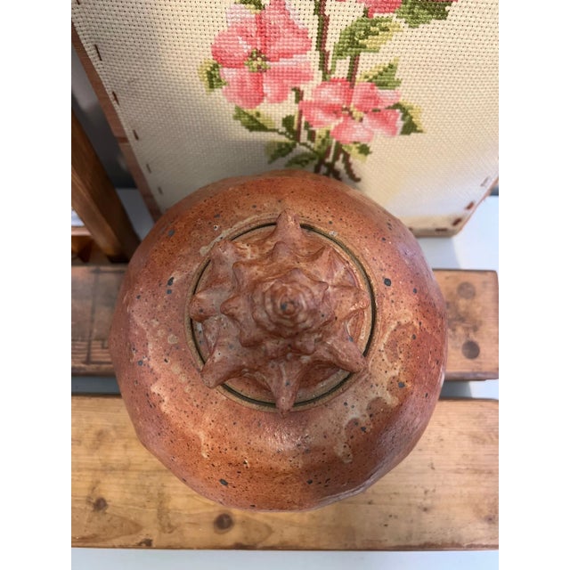 Brown Vintage Signed Mid Century Modern Style Nautical Studio Pottery For Sale - Image 8 of 9