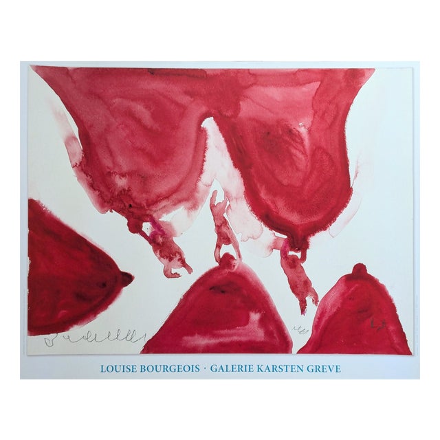 Louise Bourgeois, Feeding Frenzy, Large Limited Edition Art Museum Impression Lithograph For Sale
