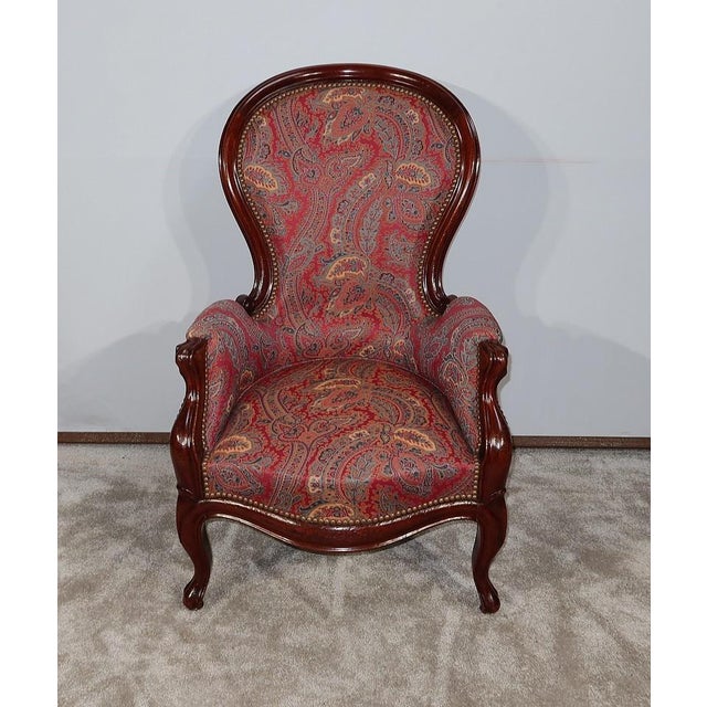 Small Napoleon III Chair in Mahogany For Sale - Image 17 of 17