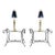 Mutual Sunset Lamp Corporation Brass Hollywood Regency Lamps, Pair For Sale