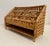 1960s Vintage Rattan Caned Letter Holder Desk Organizer For Sale - Image 5 of 9