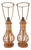 Vintage Table Lamps in Rattan and Beech, 1960s, Set of 2 For Sale