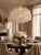 This stunning large chandelier is a statement piece of Italian design from the 1980s, crafted with exceptional artistry in...