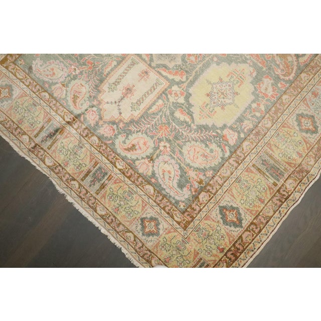 Textile Early 20th Century Turkish Mercerized Cotton Keysari Rug - 4' x 5'7" For Sale - Image 7 of 10