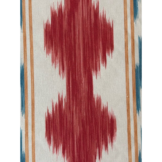 Traditional Brunschwig & Fils Avera Print Red Fabric 5 Yards 8018120.95 Cevennes Collection For Sale - Image 3 of 7