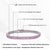 Baguette Cut 10.47 Ct Pink Sapphire Linear Tennis Bracelet for Valentine in Silver, 7 Inch For Sale - Image 11 of 14