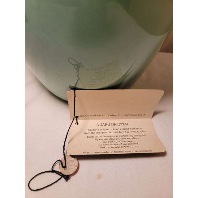 Ceramic 1981 Jaru Calfornia Pottery Postmodern Form Vase, Signed Dated For Sale - Image 7 of 13